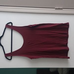 Old Navy maroon tank top XL